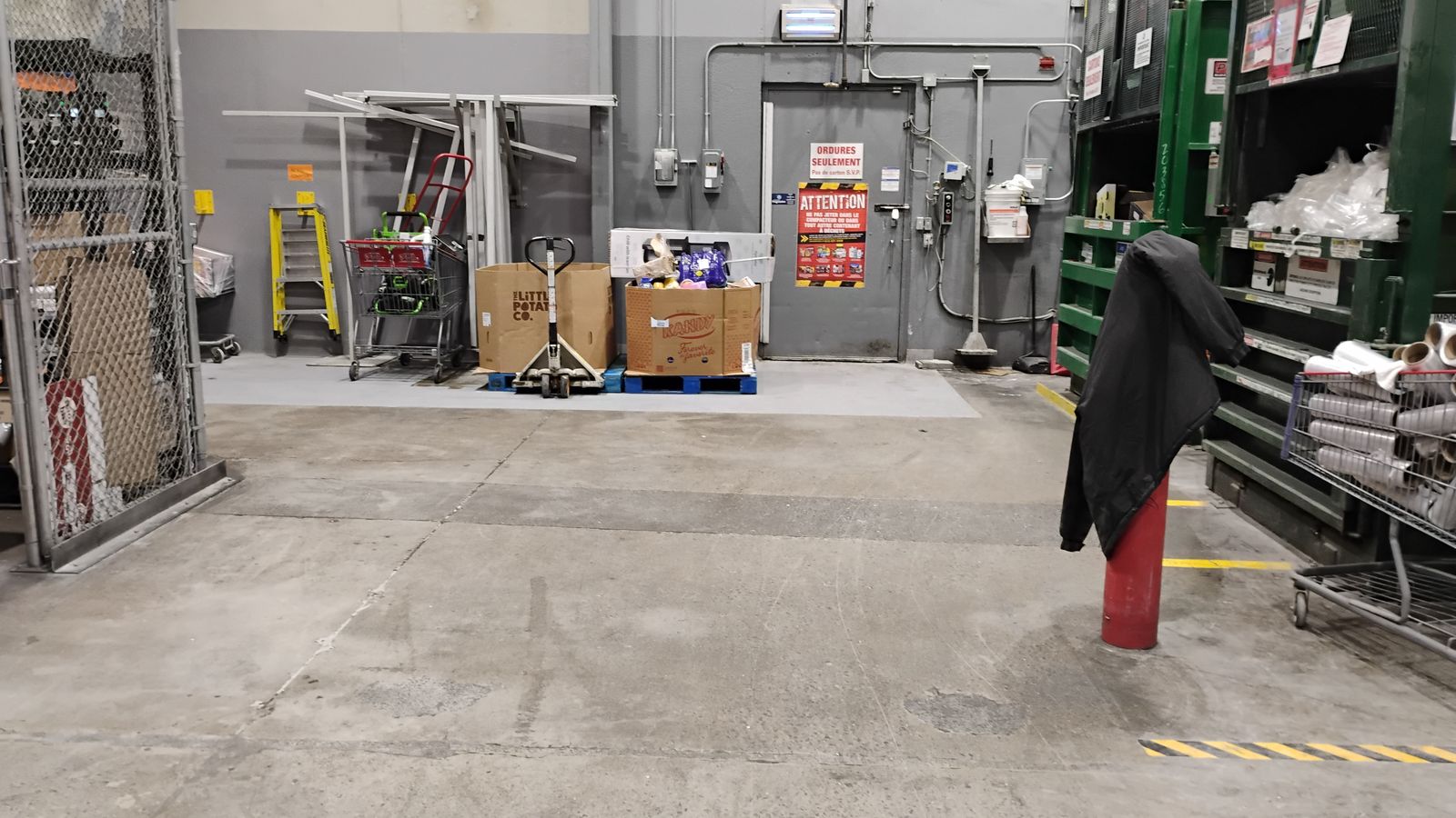 After Compactor area